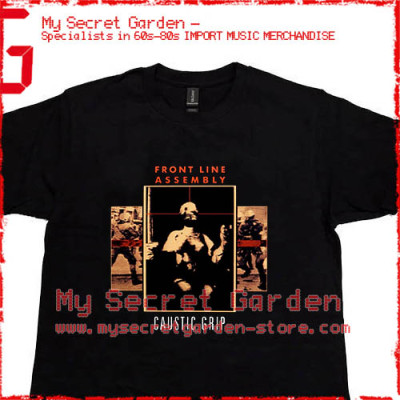 Frontline Assembly - Caustic Grip T Shirt  Frontline Assembly - Caustic Grip T Shirt